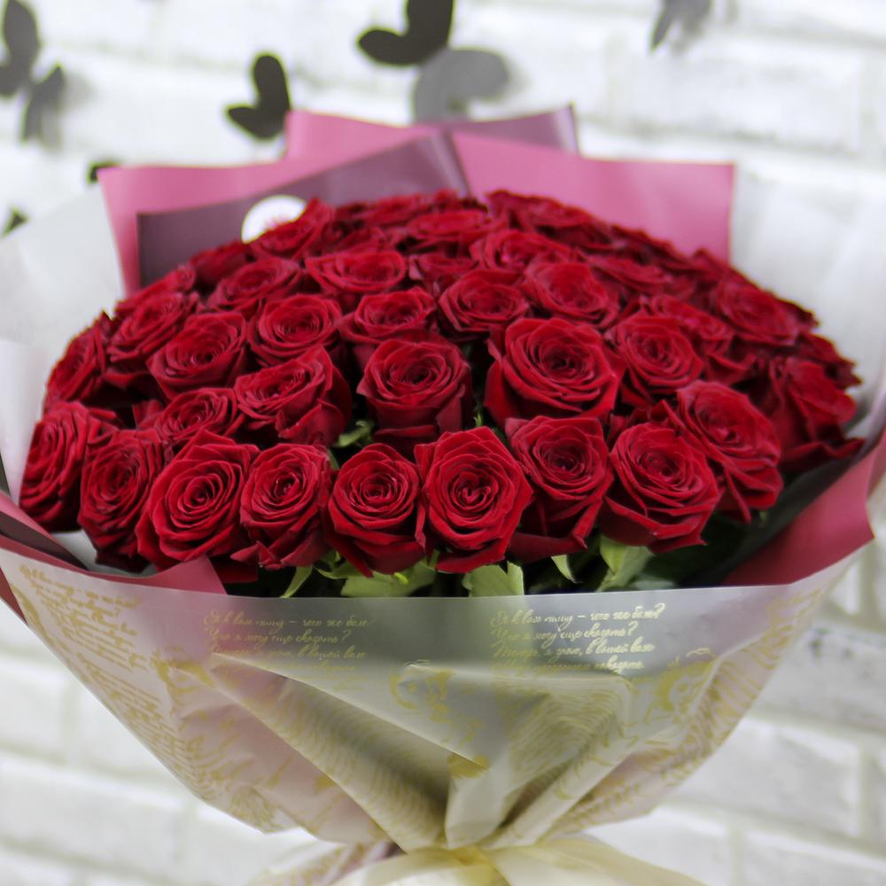 Букет из 51 импортной розы