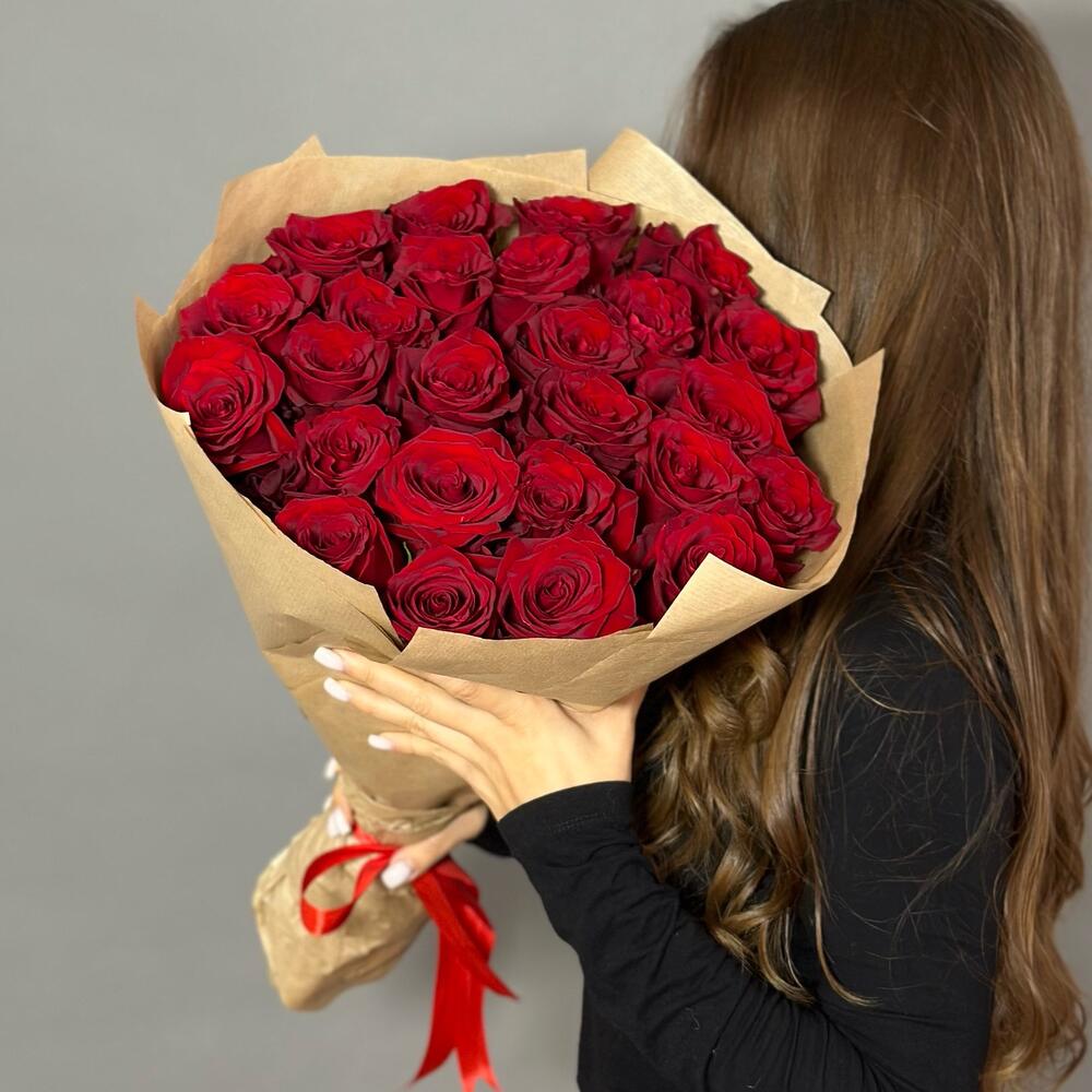 Букет из 25 импортных роз 2