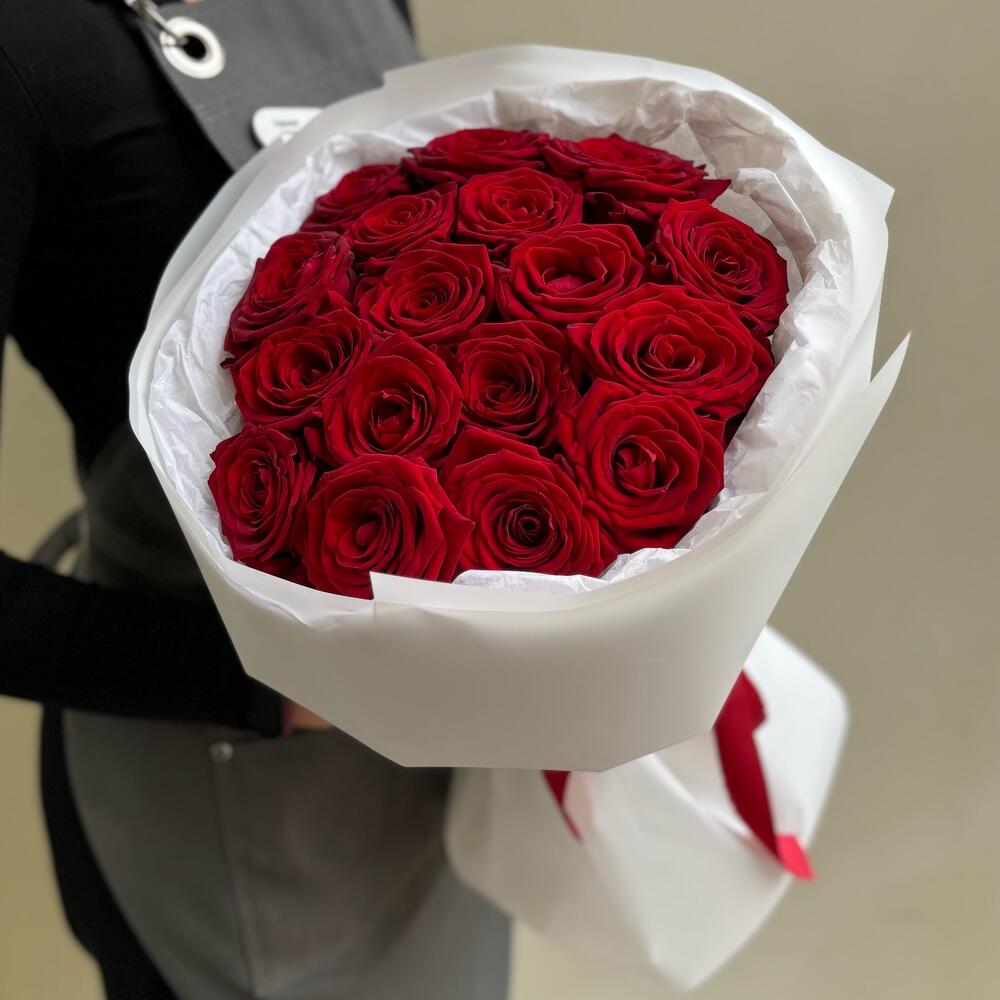 Букет из 17 импортных роз 2